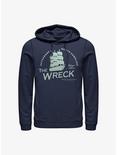 Outer Banks The Wreck Restaurant Hoodie, NAVY, hi-res