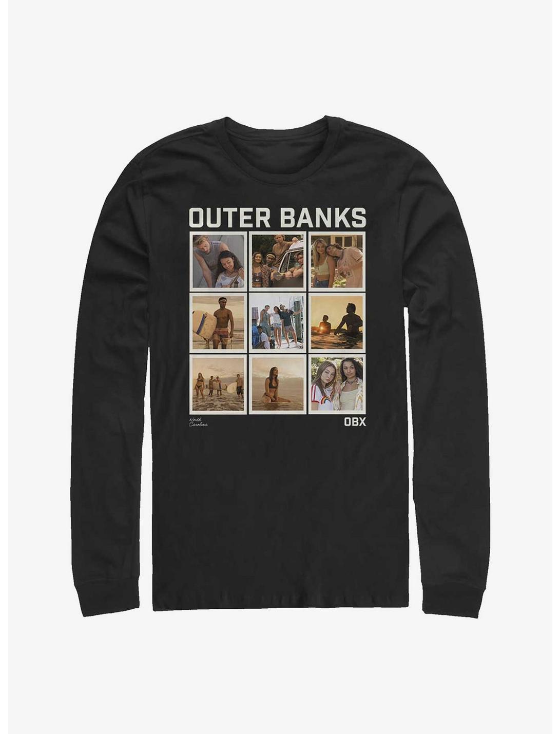 Outer Banks Box Up Portraits Long-Sleeve T-Shirt, BLACK, hi-res