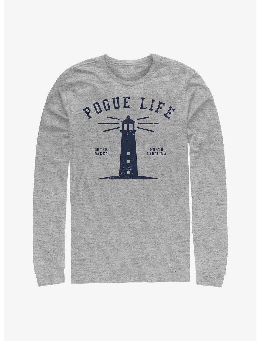 Outer Banks Lighthouse Pogue Life Long-Sleeve T-Shirt, ATH HTR, hi-res