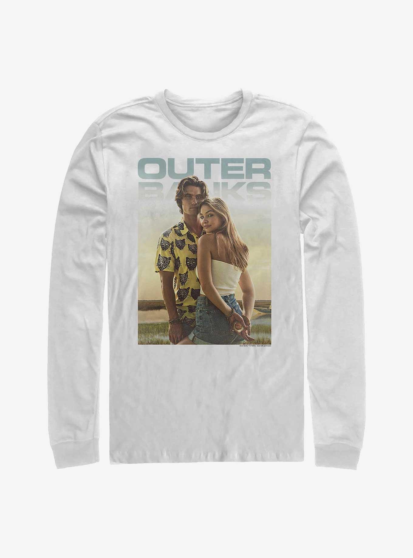 Outer Banks John & Sarah Poster Couple Long-Sleeve T-Shirt, , hi-res