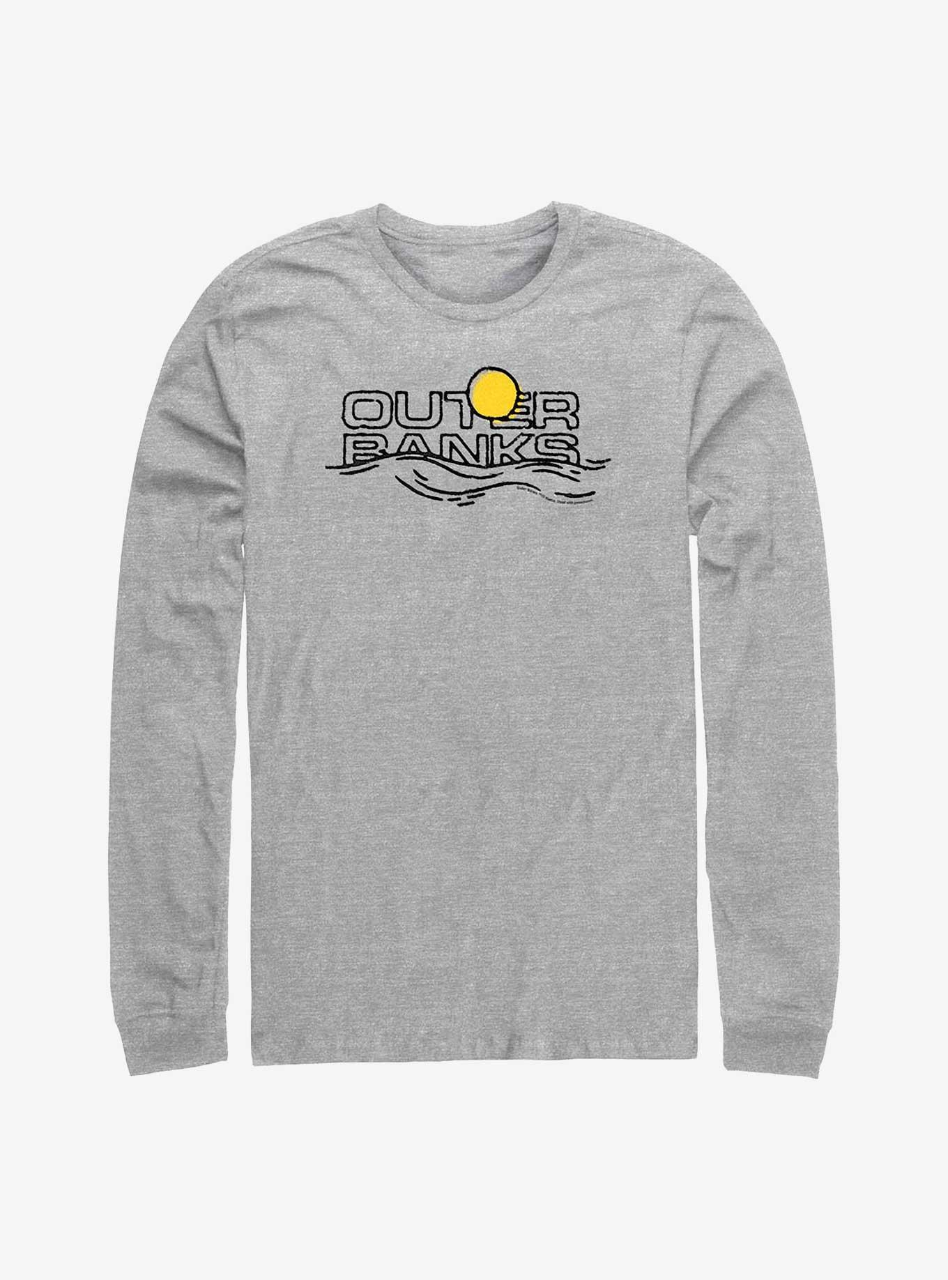 Outer Banks Title On Horizon Long-Sleeve T-Shirt, ATH HTR, hi-res