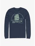 Outer Banks The Wreck Restaurant Long-Sleeve T-Shirt, NAVY, hi-res