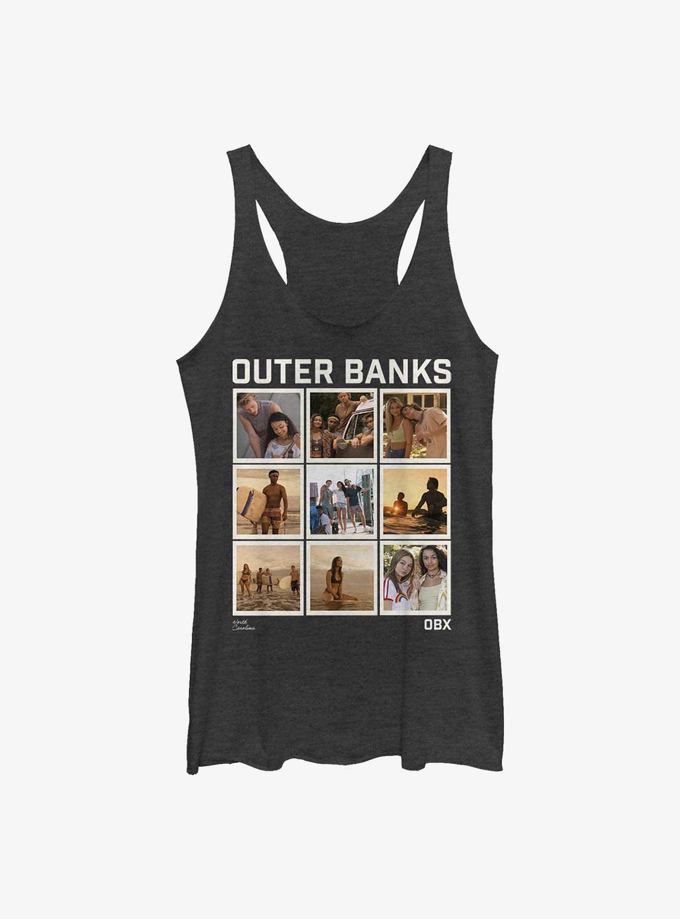 Outer Banks Box Up Portraits Womens Tank Top, BLK HTR, hi-res