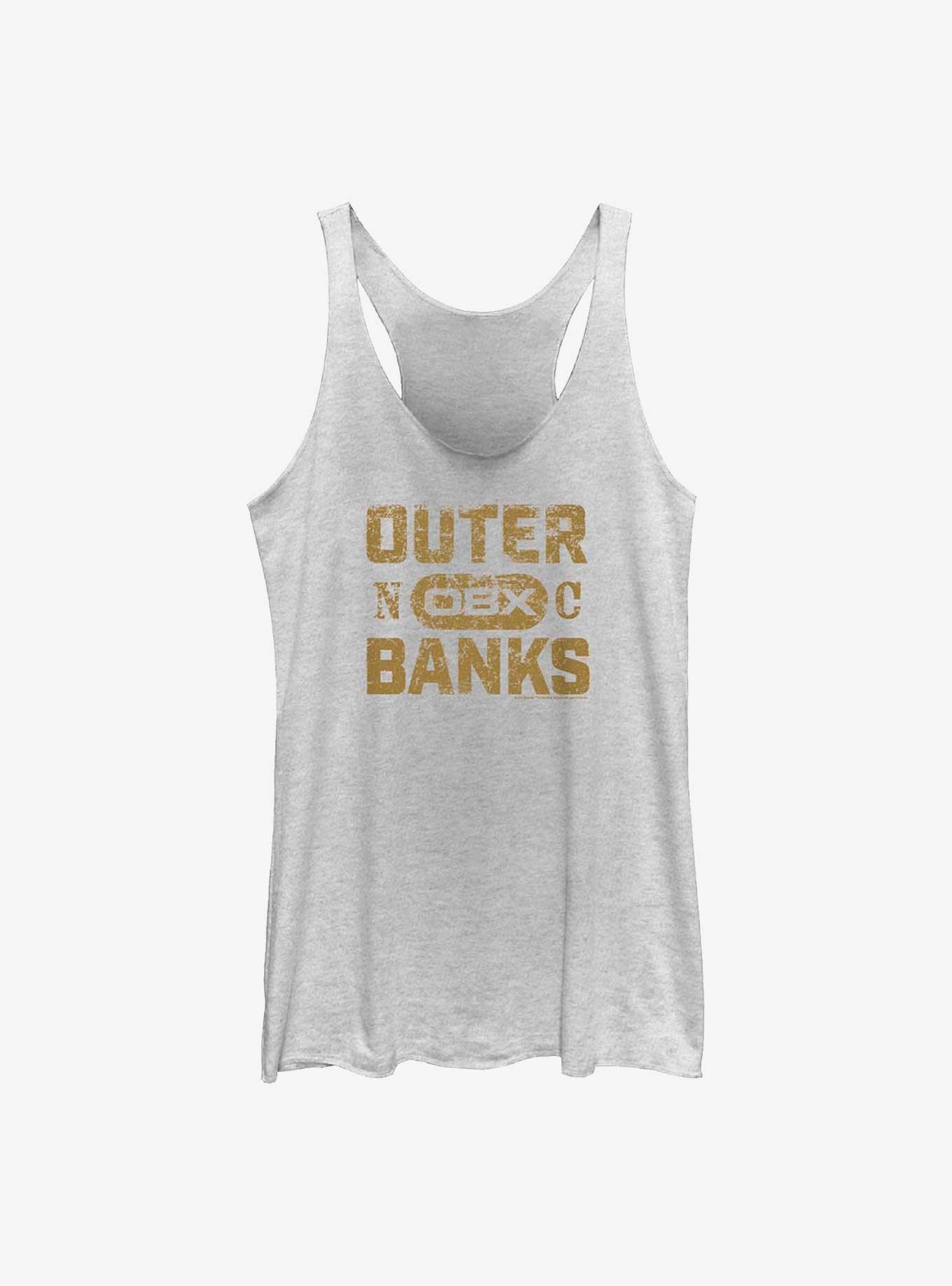 Outer Banks Distressed Type Womens Tank Top, , hi-res