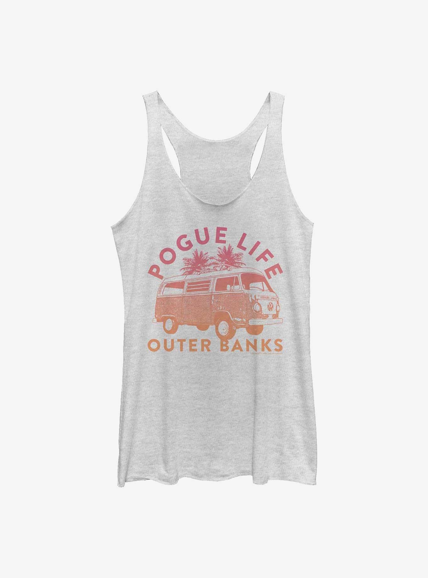 Outer Banks Pogue Life Womens Tank Top, WHITE HTR, hi-res