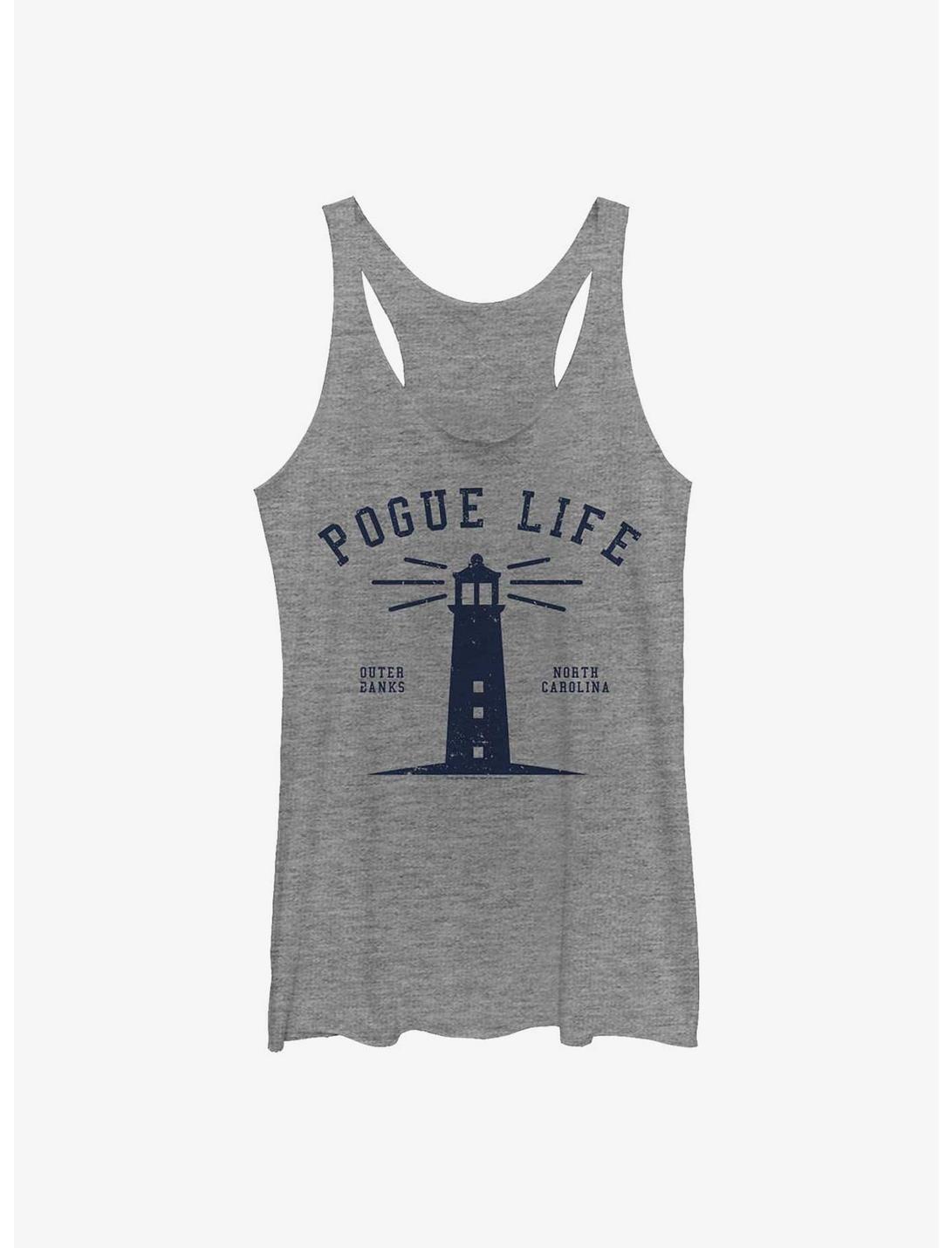 Outer Banks Lighthouse Pogue Life Womens Tank Top, GRAY HTR, hi-res
