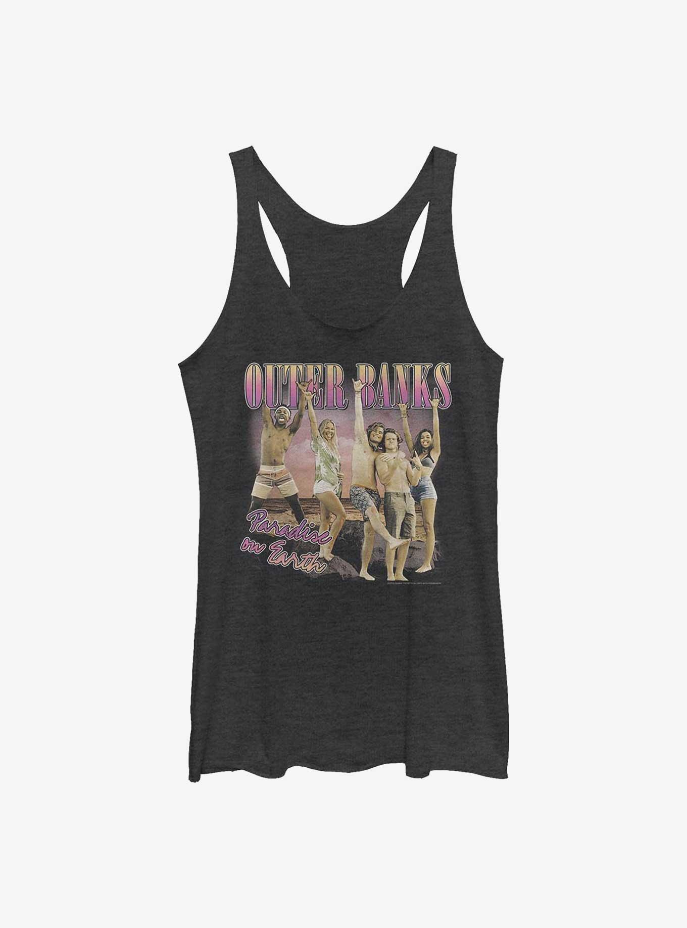 Outer Banks Pogue Squad Womens Tank Top, BLK HTR, hi-res