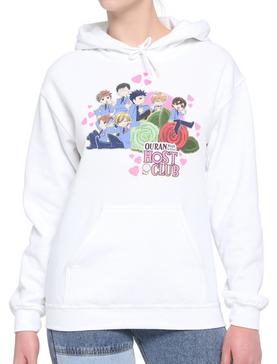 Ouran High School Host Club Chibi Character Girls Hoodie Hot Topic Exclusive, , hi-res