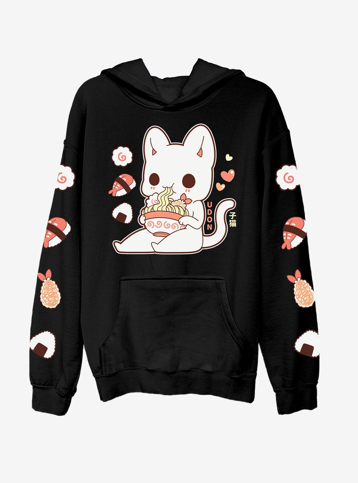 Harajuku Sushi Cat Hoodie - Pawtisfaction