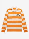 Disney Winnie the Pooh Tigger Striped Collared Long Sleeve T-Shirt - BoxLunch Exclusive, ORANGE, hi-res