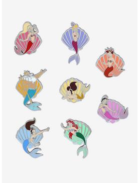 Loungefly Disney The Little Mermaid Seashell Characters Blind Box Enamel Pins - BoxLunch Exclusive, , hi-res
