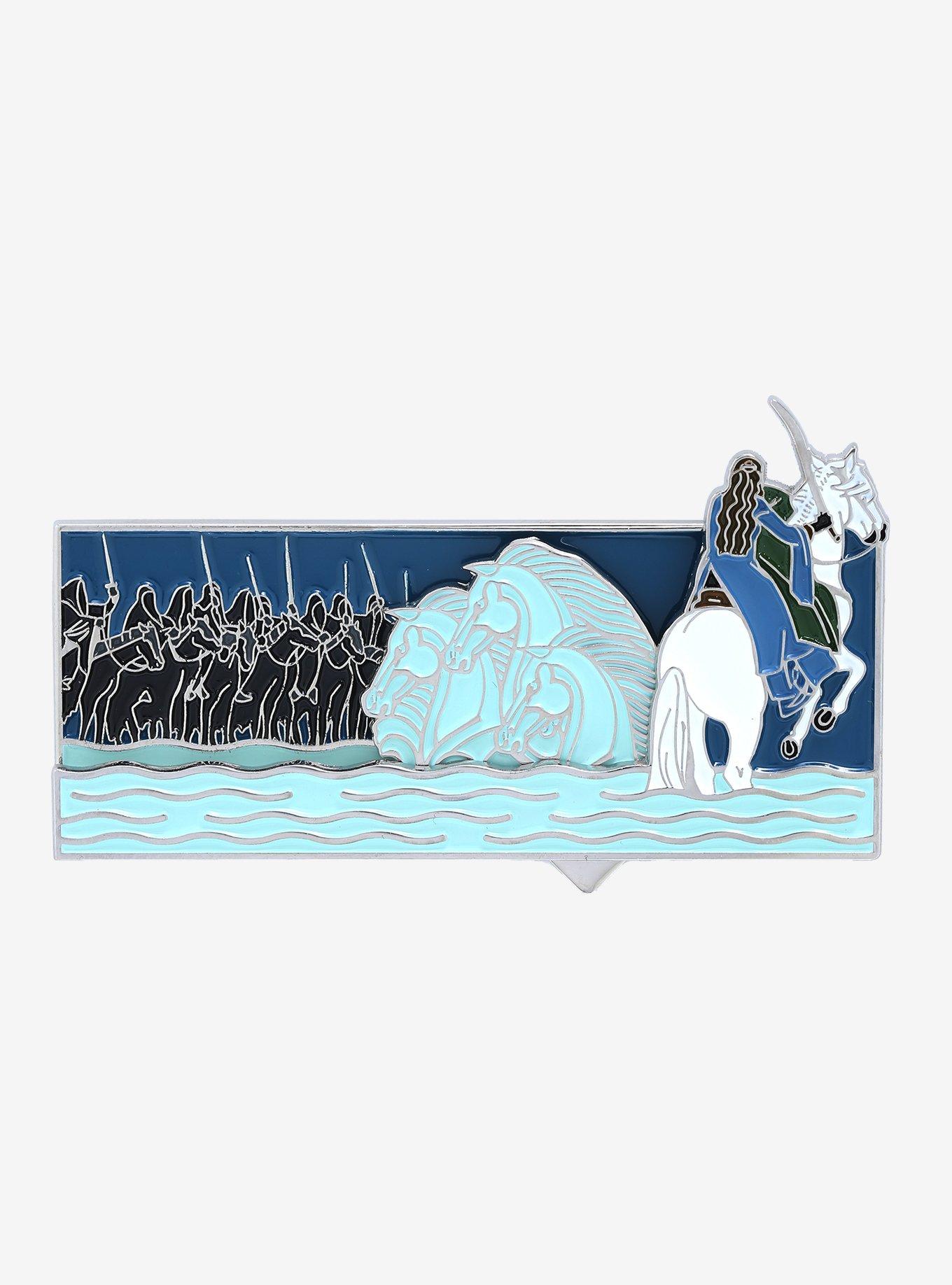 The Lord of the Rings Arwen & Ringwraiths Sliding Enamel Pin - BoxLunch Exclusive, , hi-res