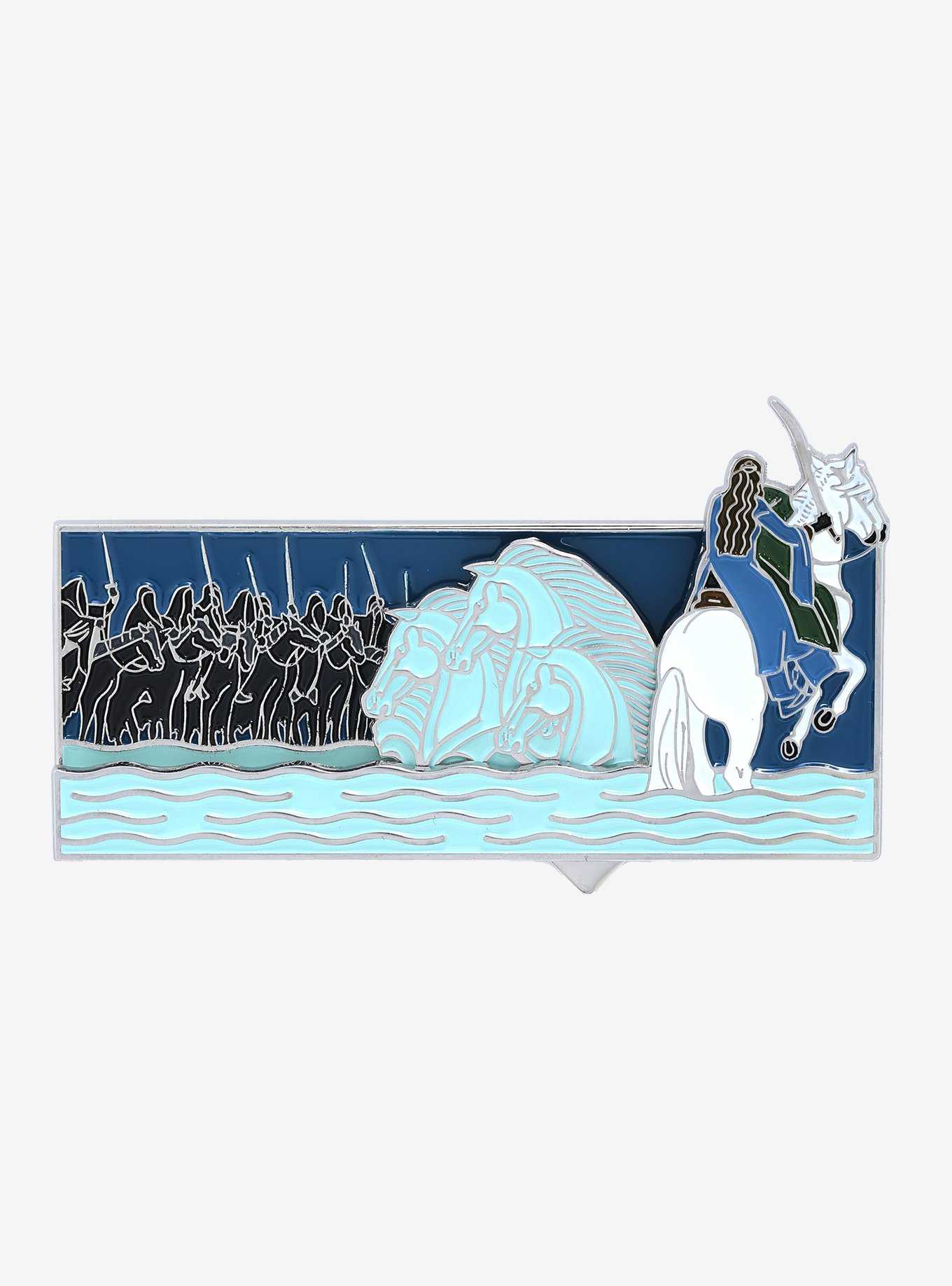 The Lord of the Rings Arwen & Ringwraiths Sliding Enamel Pin - BoxLunch Exclusive, , hi-res