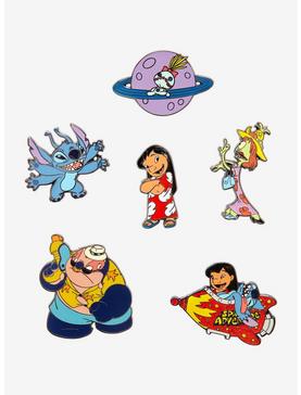 Loungefly Disney Lilo & Stitch Characters Blind Box Enamel Pin, , hi-res