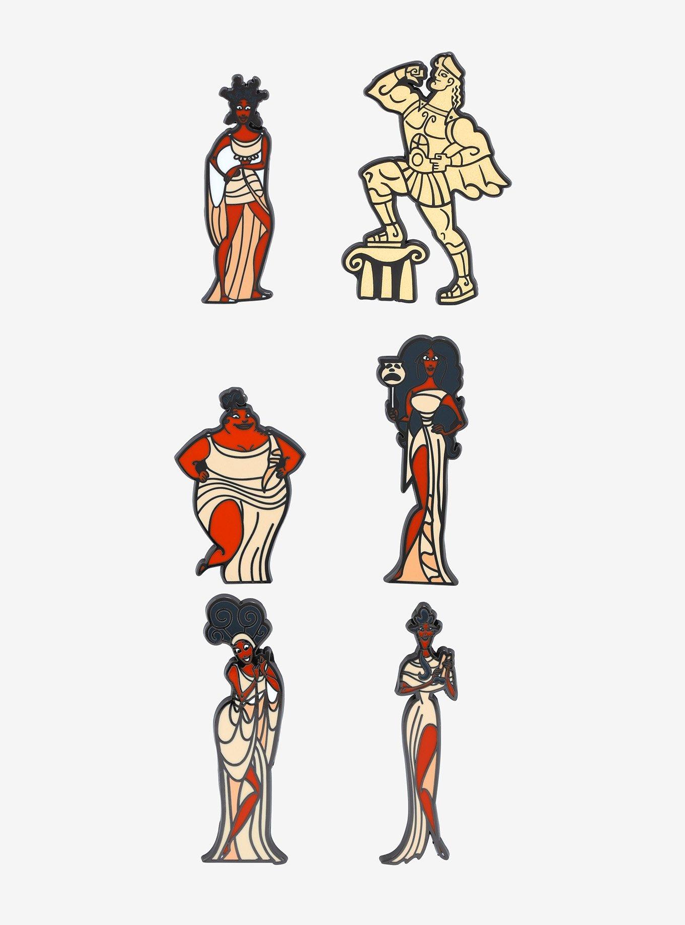 Loungefly Disney Hercules The Muses Blind Box Enamel Pin, , hi-res