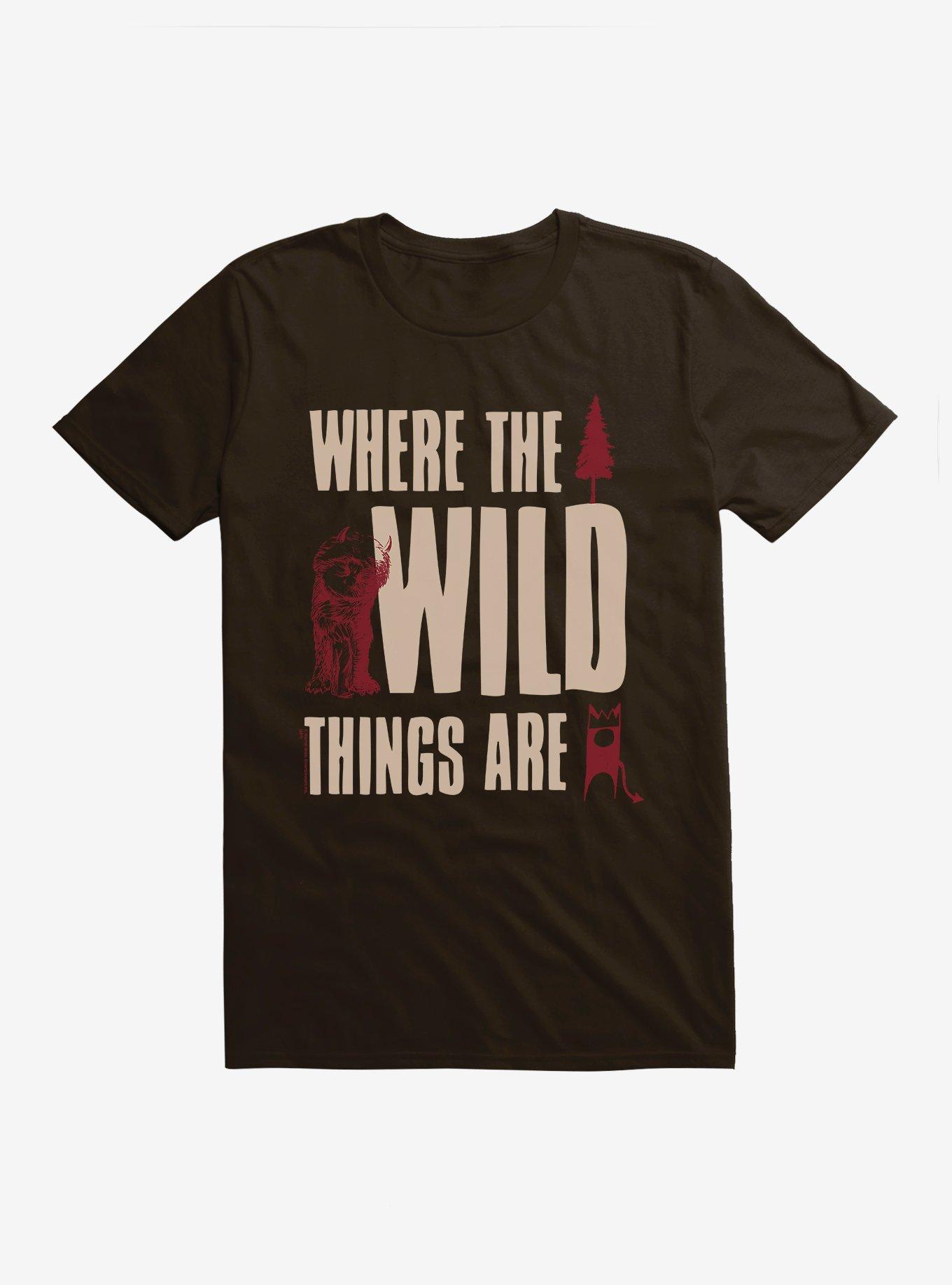 Where The Wild Things Are Bold Text T-Shirt, , hi-res