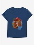 Cottagecore Mushroom Girl Girls T-Shirt Plus Size, , hi-res