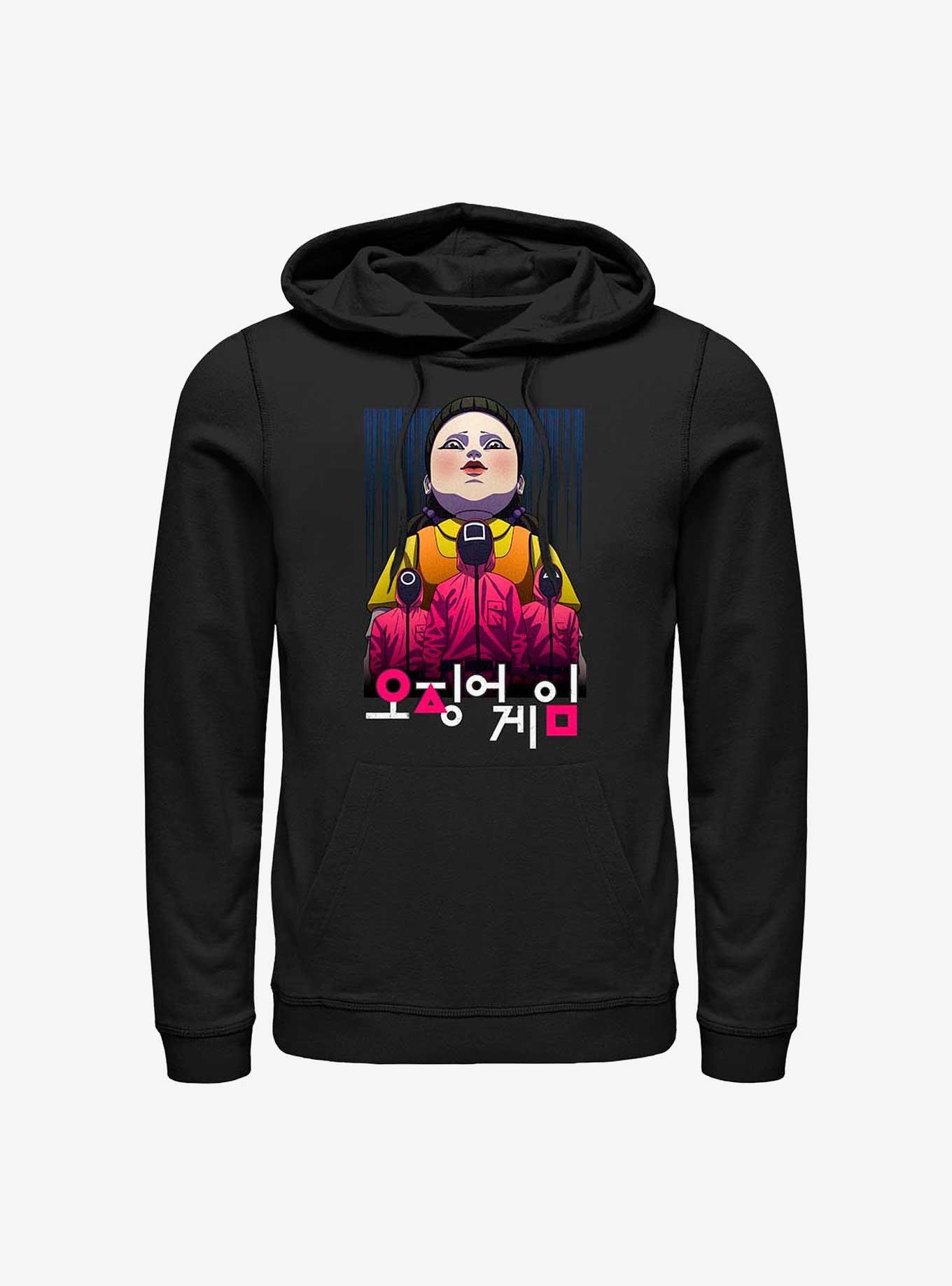 Squid Game Anime Guards Hoodie, , hi-res
