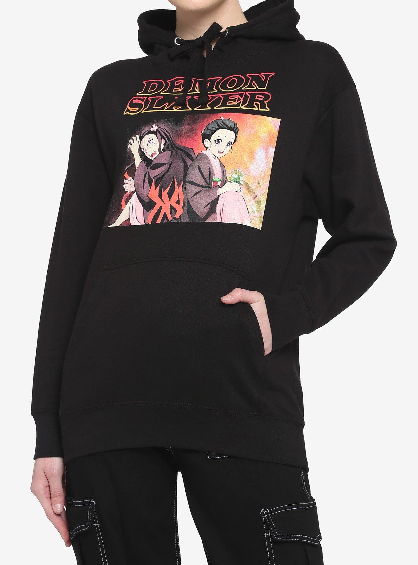 Demon Slayer Kimetsu No Yaiba Nezuko Duo Girls Hoodie Hot Topic