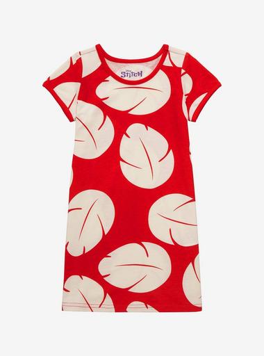 lilo red dress Fun Costumes Deluxe Disney & Stitch Lilo Costume For Toddlers | Jersey Knit Fabric With And White Leaf Pattern Polyester Care Exclusive 🔥 Ride waves of