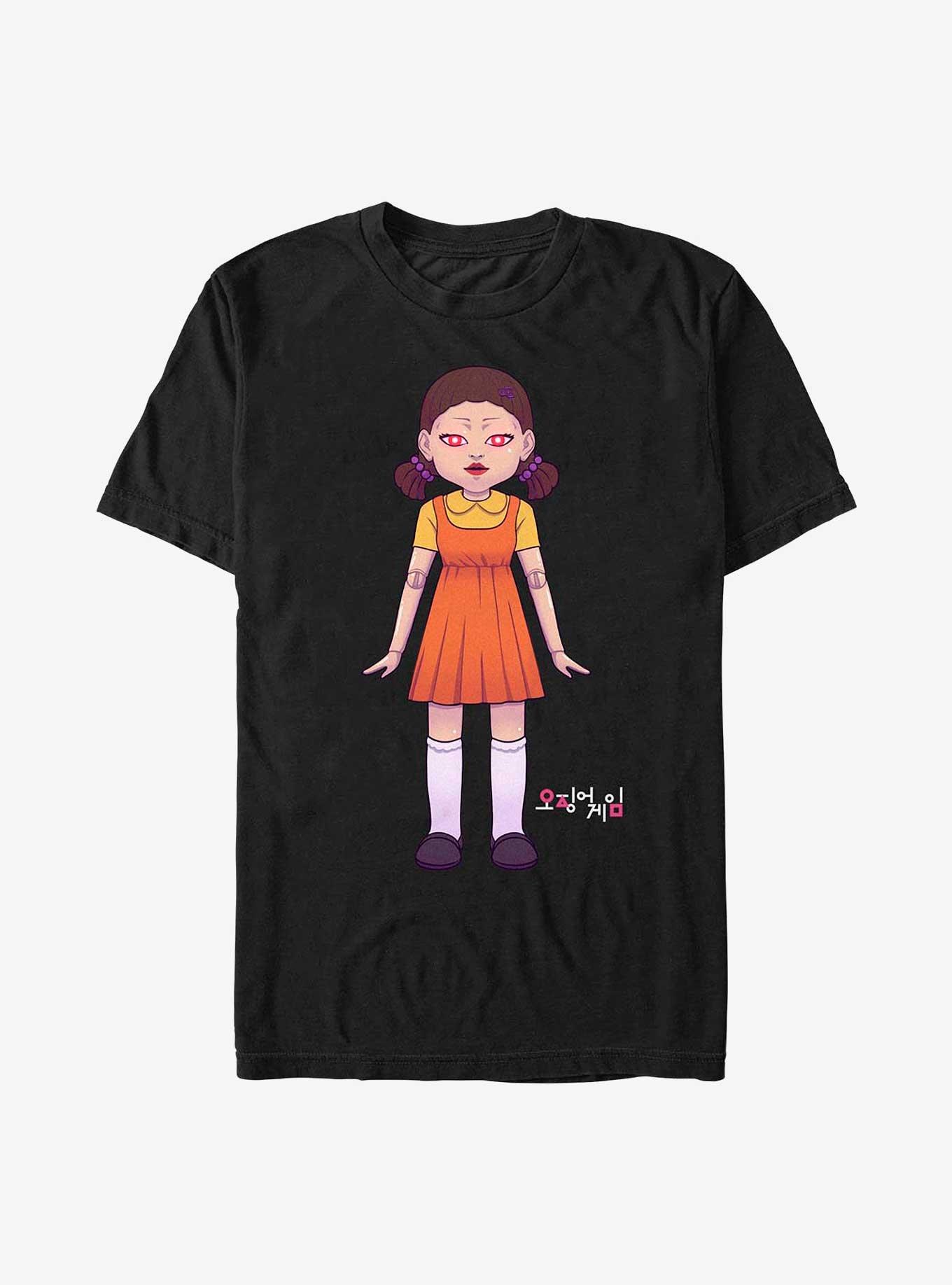Squid Game Giant Doll T-Shirt, BLACK, hi-res