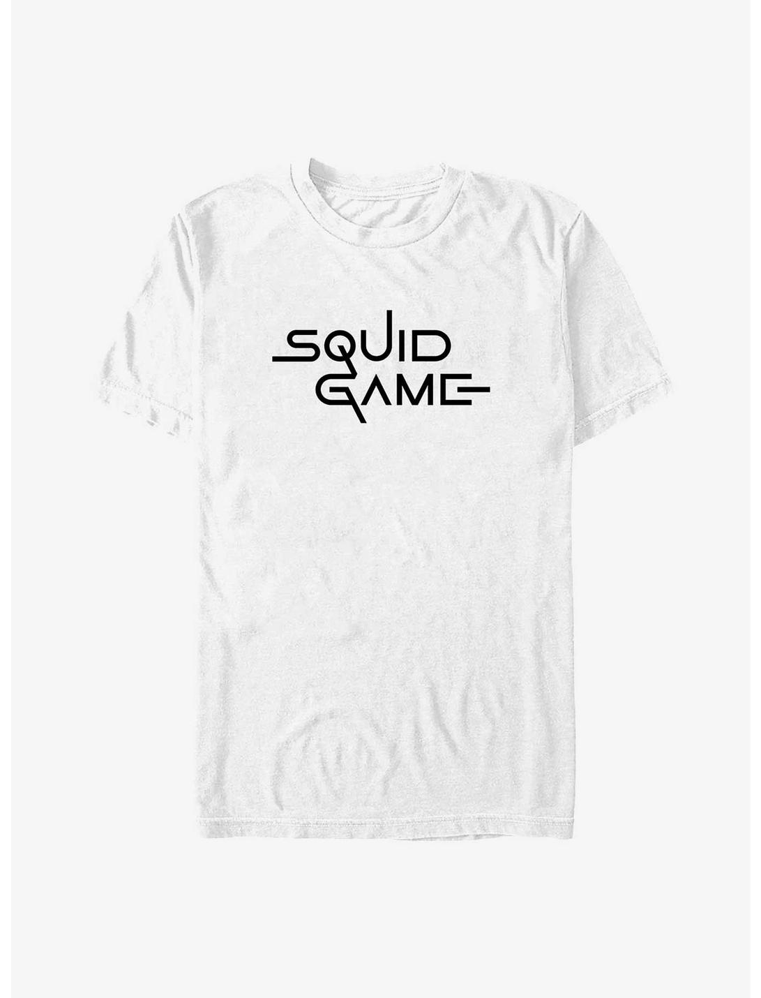 Squid Game Logo Simple T-Shirt, WHITE, hi-res