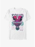 Squid Game Symbol With Guards T-Shirt, WHITE, hi-res