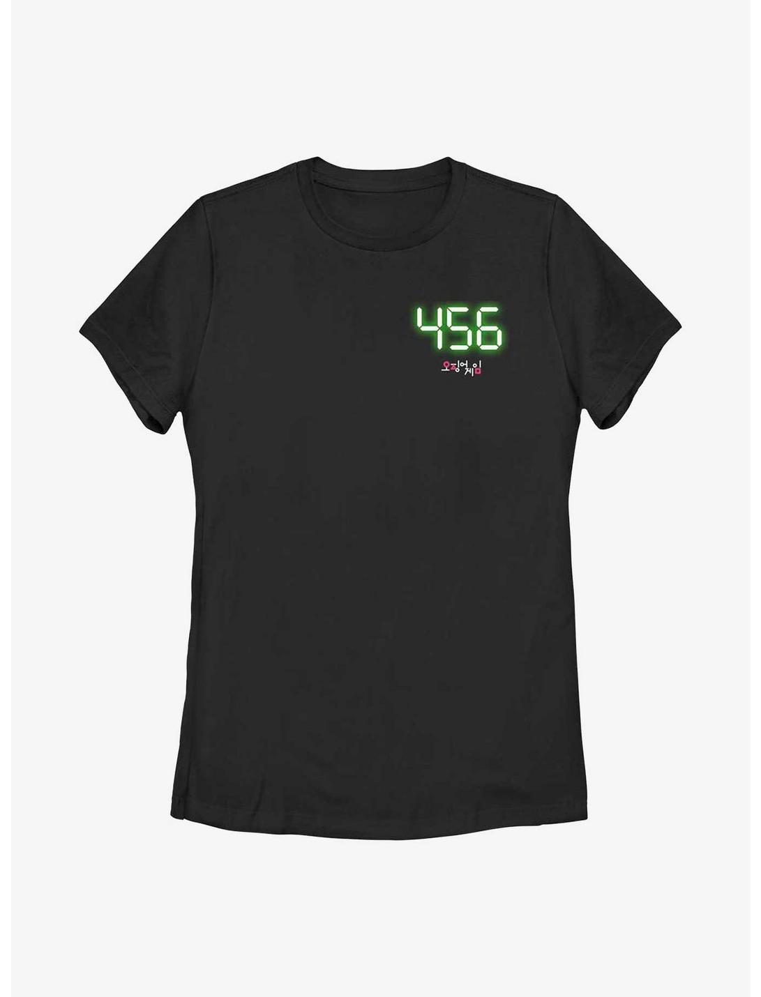 Squid Game Player 456 Digital Womens T-Shirt, BLACK, hi-res