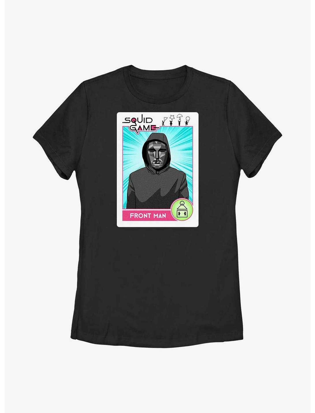 Squid Game Front Man Card Womens T-Shirt, BLACK, hi-res