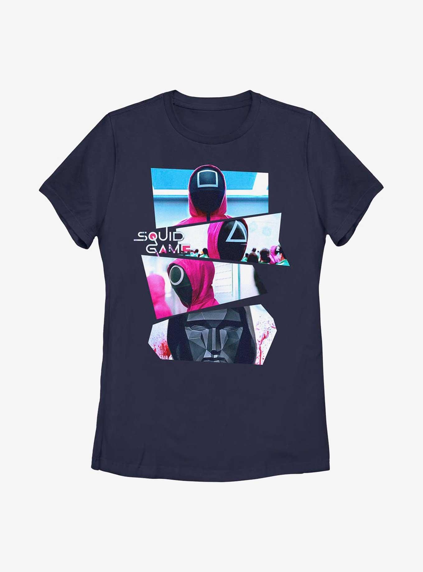 Squid Game Masked Markers Womens T-Shirt, , hi-res