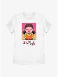 Squid Game Neon Doll Womens T-Shirt, WHITE, hi-res