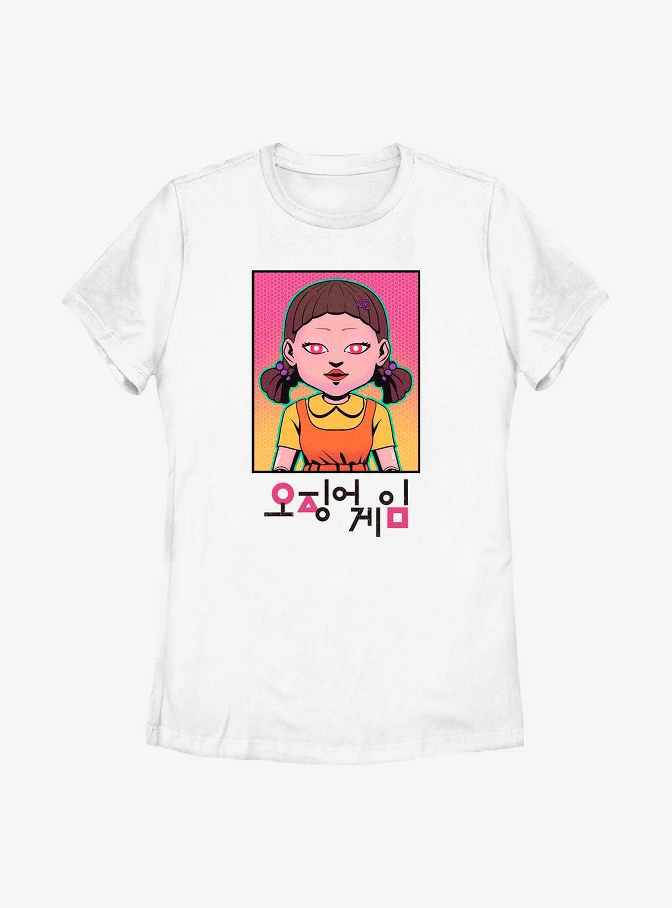 Squid Game Neon Doll Womens T-Shirt, , hi-res