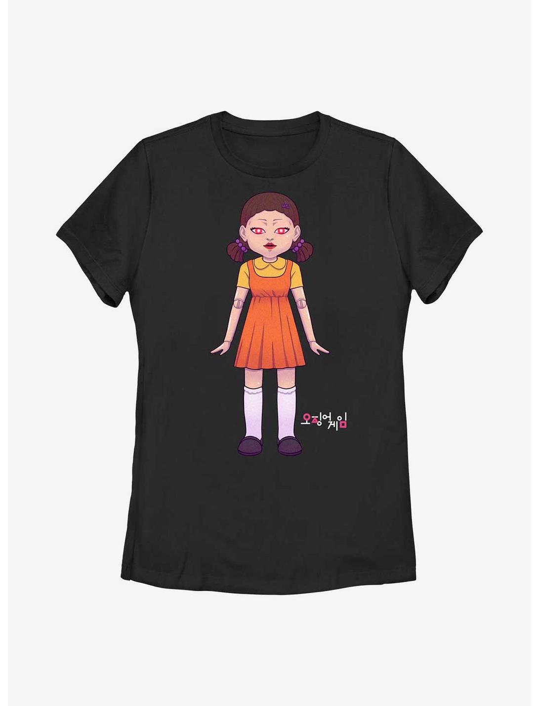 Squid Game Giant Doll Womens T-Shirt, BLACK, hi-res