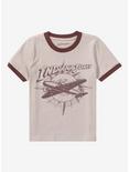Indiana Jones Compass Toddler Ringer T-Shirt - BoxLunch Exclusive, TANBEIGE, hi-res