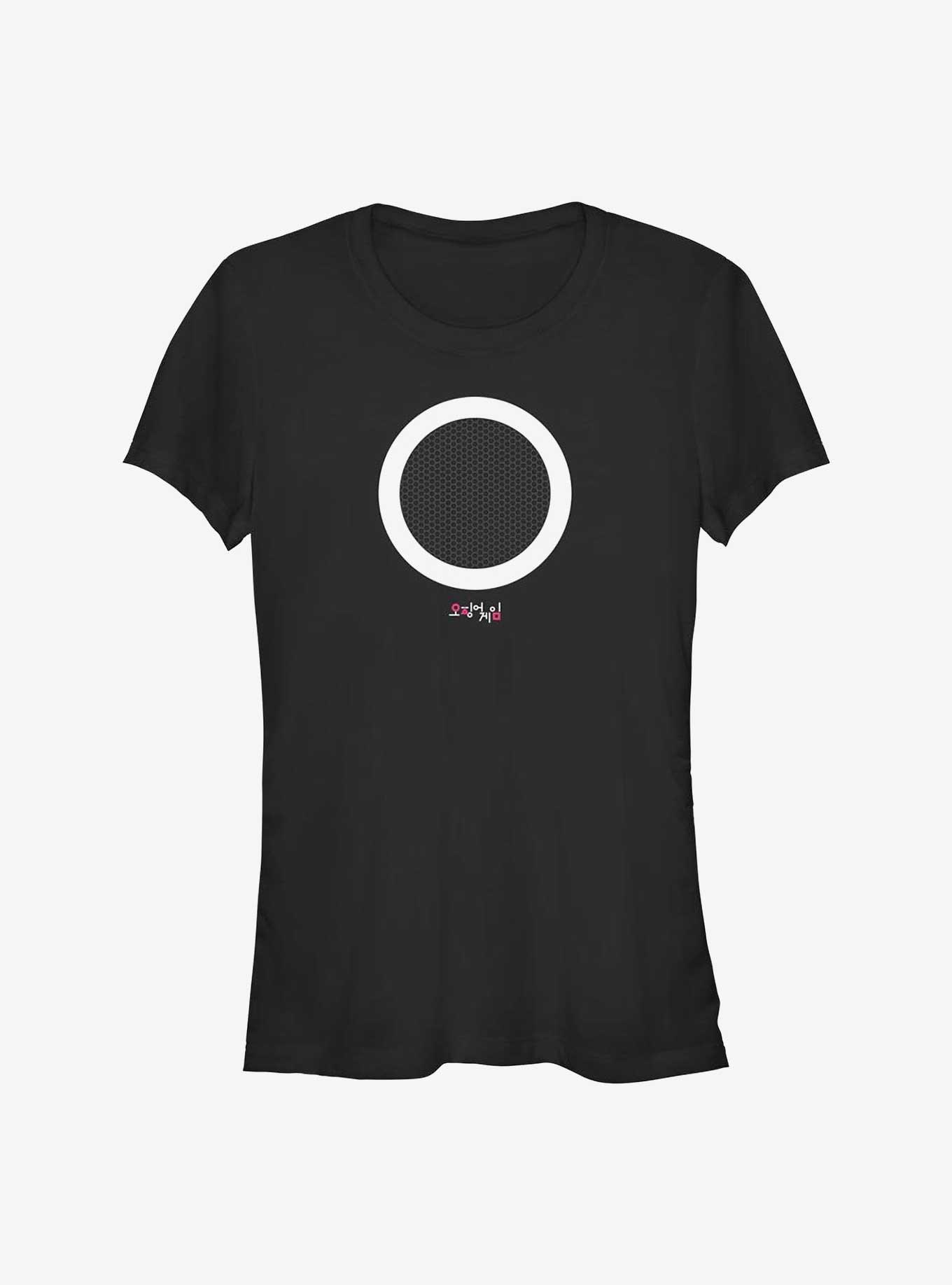 Squid Game Circle Squid Girls T-Shirt, BLACK, hi-res