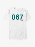 Squid Game Costume 067 T-Shirt, WHITE, hi-res