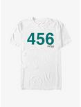 Squid Game Costume 456 T-Shirt, WHITE, hi-res