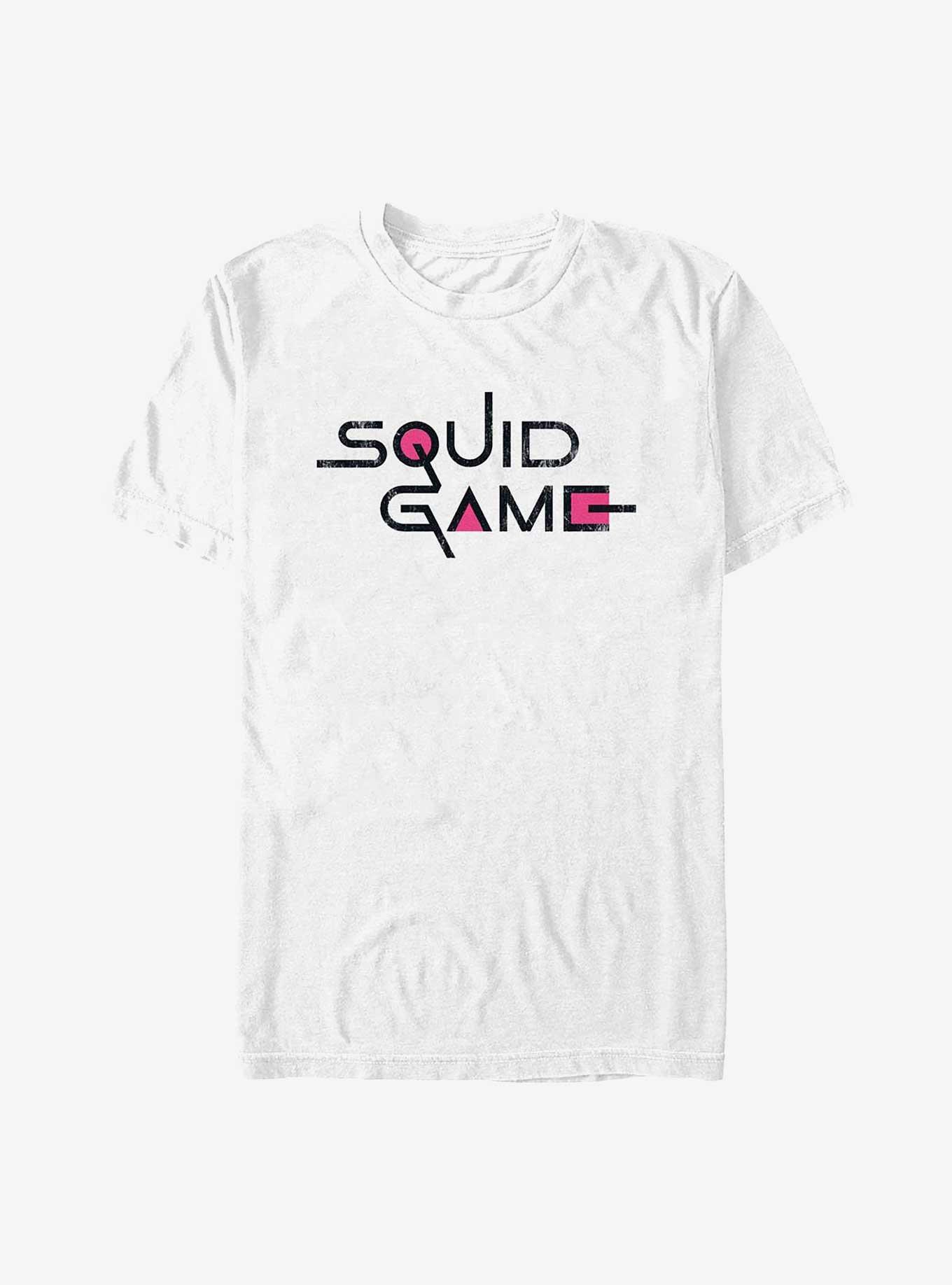 Squid Game English Title T-Shirt, WHITE, hi-res