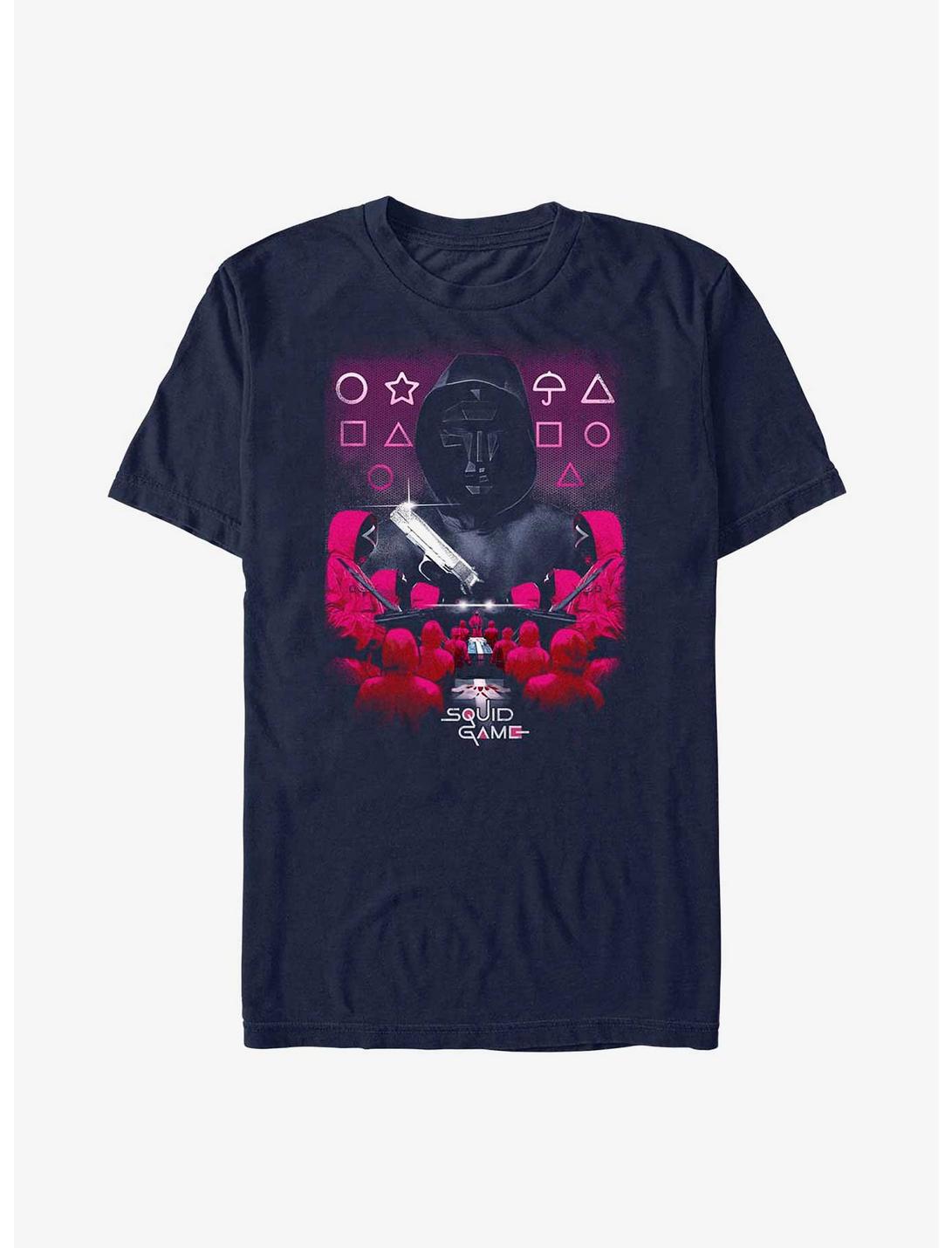 Squid Game Faceless Fiends T-Shirt, NAVY, hi-res