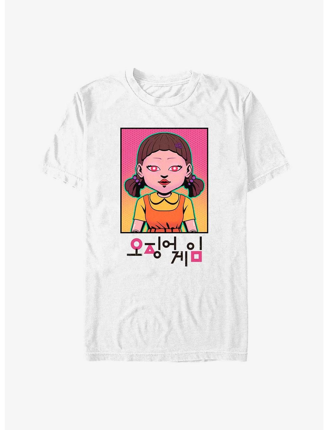 Squid Game Neon Doll T-Shirt, WHITE, hi-res