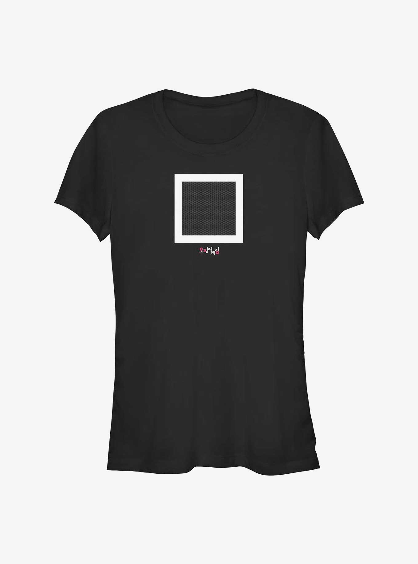 Squid Game Square Squid Girls T-Shirt, BLACK, hi-res