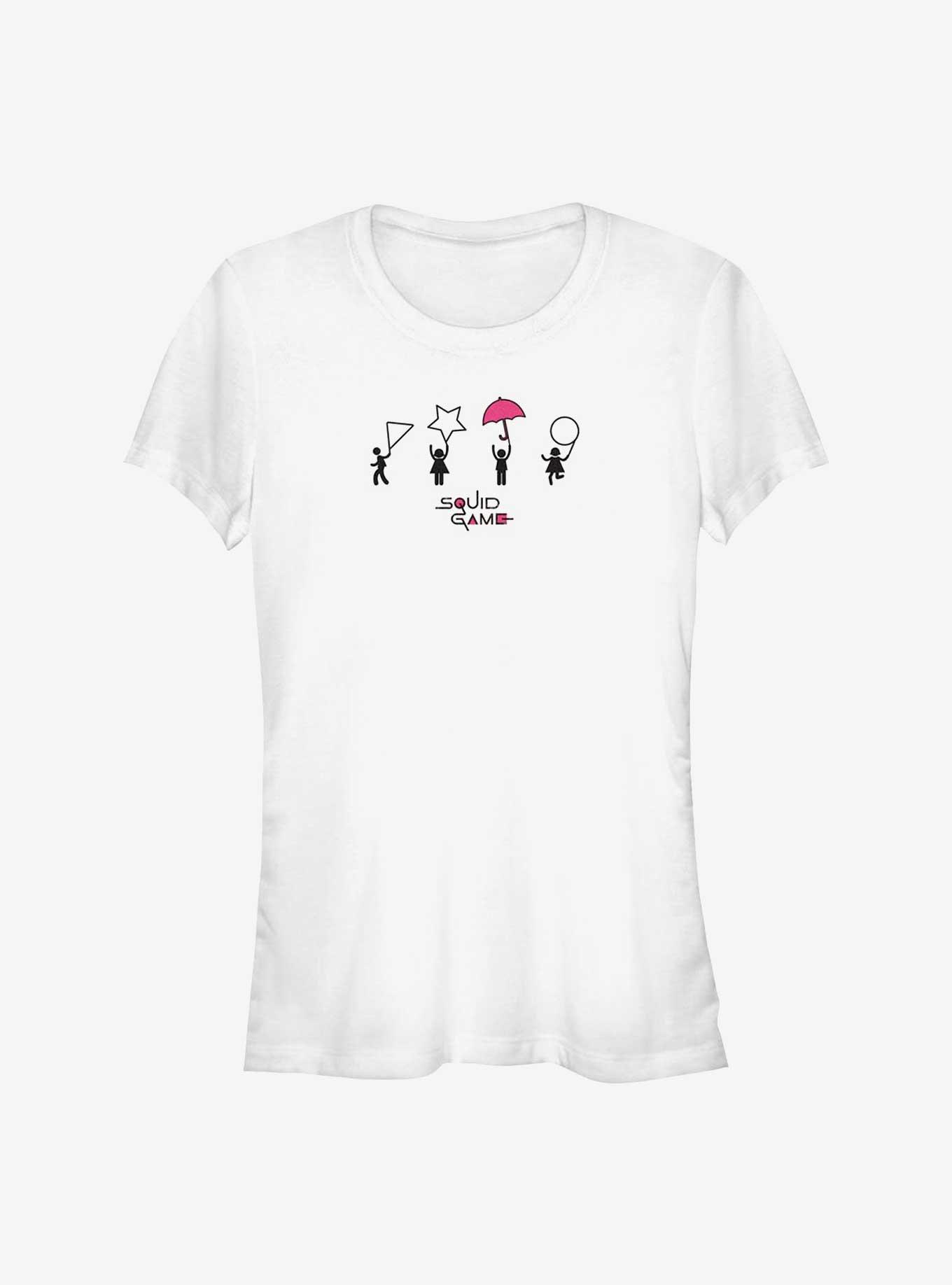 Squid Game Icon 2 Girls T-Shirt, WHITE, hi-res
