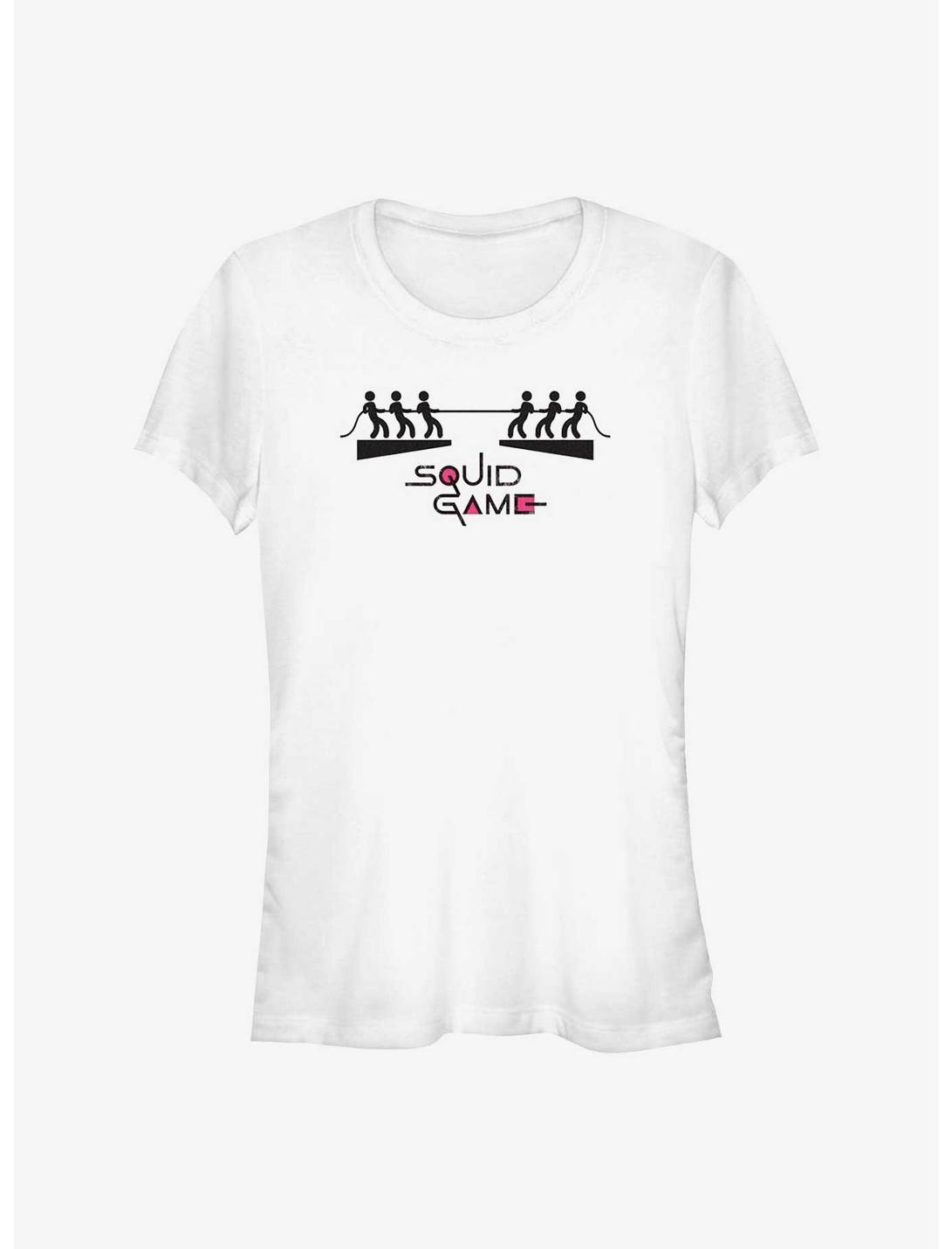 Squid Game Squid Icon 6 Girls T-Shirt, WHITE, hi-res