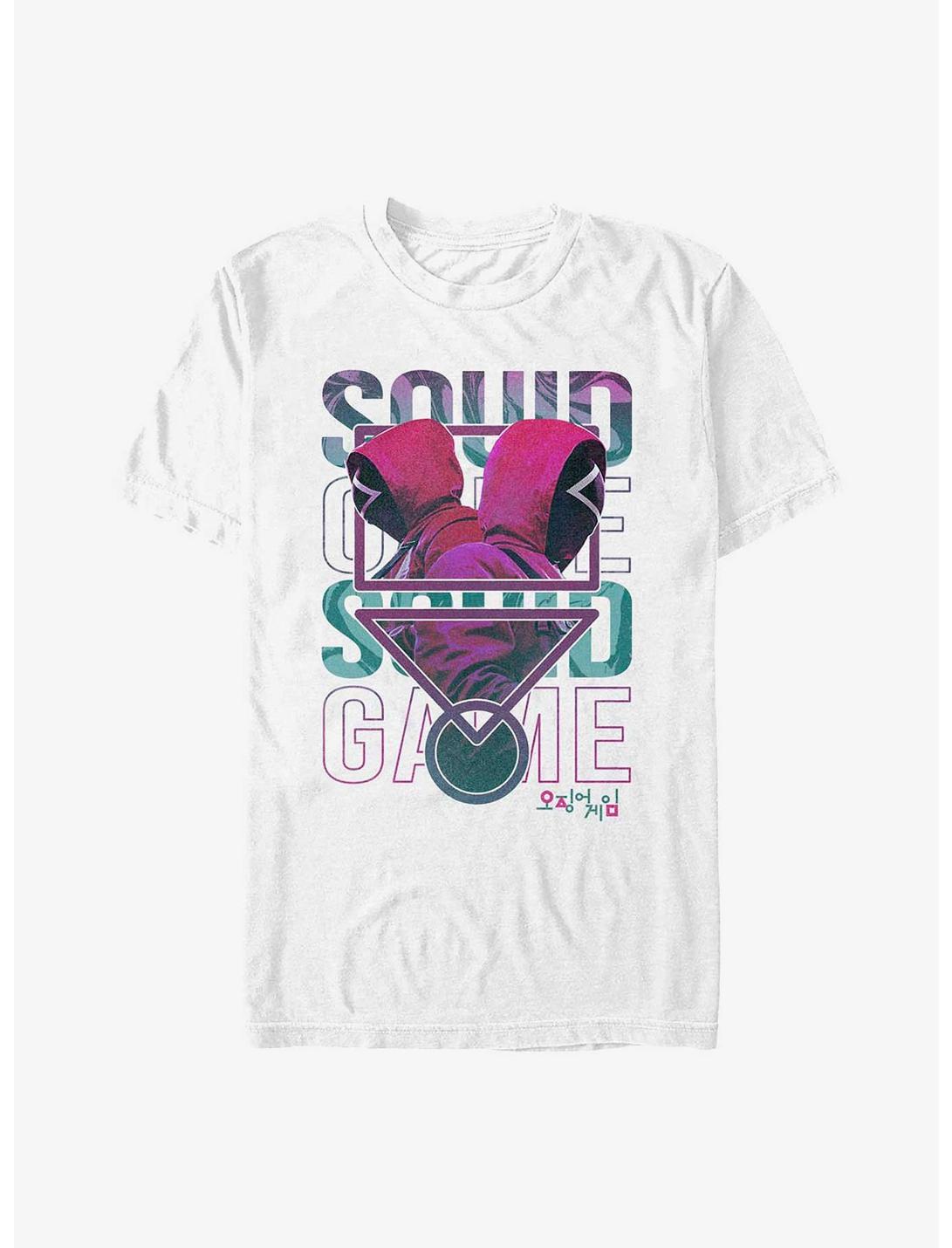 Squid Game Symbol With Stacks T-Shirt, WHITE, hi-res