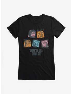 Where The Wild Things Are Monster Squares Girls T-Shirt, , hi-res