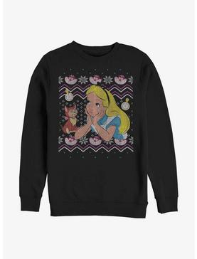 Disney Alice In Wonderland Stitched Look Alice Sweatshirt, , hi-res