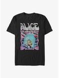 Disney Alice In Wonderland Groovy Poster T-Shirt, BLACK, hi-res