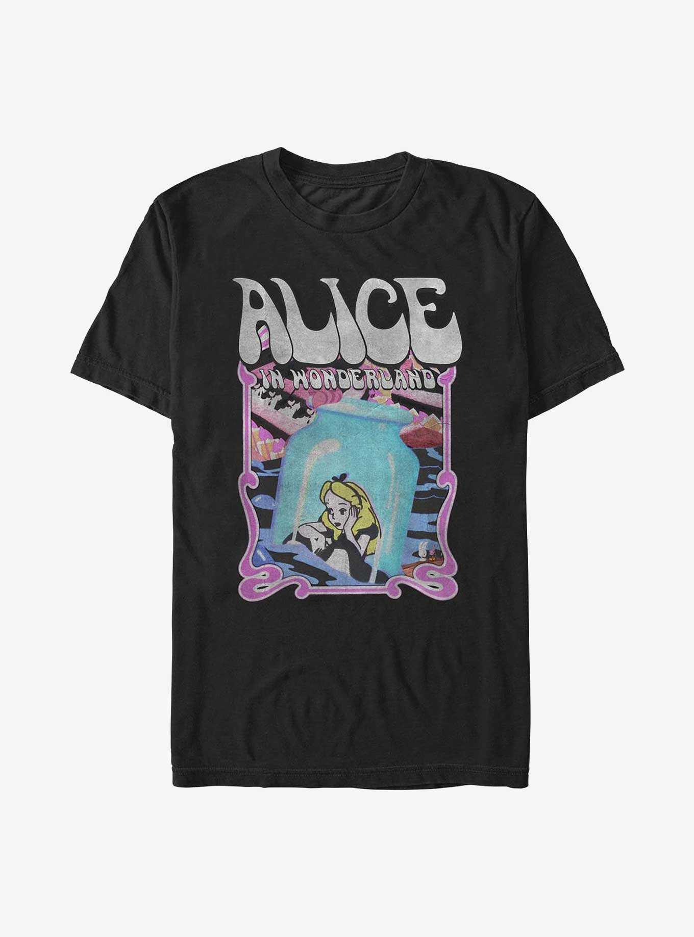 Disney Alice In Wonderland Groovy Poster T-Shirt, , hi-res