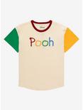 Her Universe Disney Winnie the Pooh Embroidered Women’s Color Block T-Shirt - BoxLunch Exclusive, MULTI, hi-res
