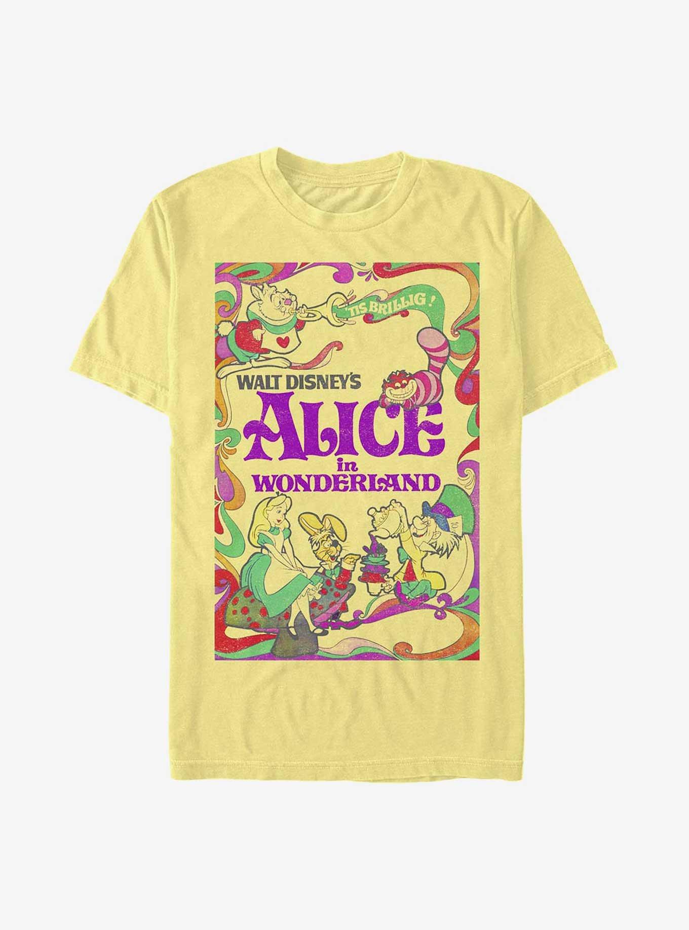 Disney Alice In Wonderland Brillig Poster T-Shirt, , hi-res